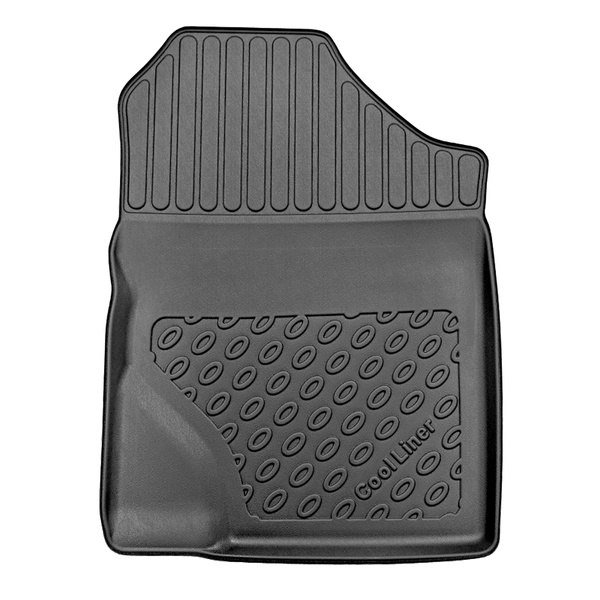 Sada rohož do zavazadlového prostoru a autokoberečky TPE PREMIUM na míru do: Toyota Yaris III Hatchback (09.2011-08.2020) - spodní zavazadlový prostor, s hybridním pohonem