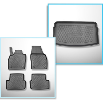 Sada rohož do zavazadlového prostoru a autokoberečky TPE PREMIUM na míru do: Vol