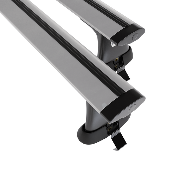 Základní nosič na střechu auta pro Audi A3 8V Sportback (2013-2020) - příčný nosič - stříbrné střešní příčníky - bez montážních prvků - Hliník