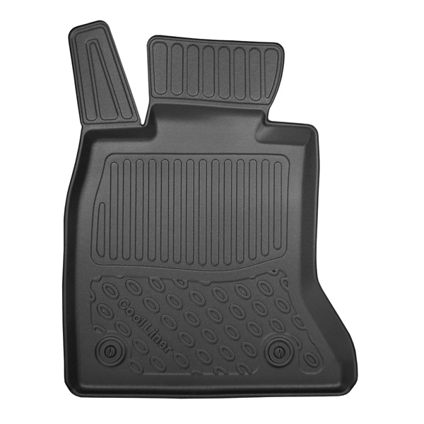 Sada rohož do zavazadlového prostoru a autokoberečky TPE PREMIUM na míru do: BMW Řada 5 F10 Sedan (2013-01.2017) - bez X-drive; vzdálenost mezi kolejnicemi předních sedadel (zezadu) 365mm