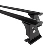 Základní nosič na střechu auta pro Citroen C3 Hatchback (2009-2016) - příčný nosič - černé střešní příčníky - montážní body - Hliník