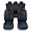 Sada univerzálních autopotahů určených pro Volkswagen Passat B4, B5, B6, B7, B8, B9 (1993-....) - XL-BL