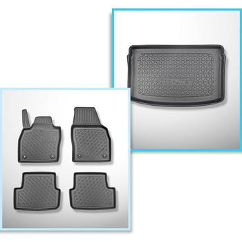 Sada rohož do zavazadlového prostoru a autokoberečky TPE PREMIUM na míru do: Vol
