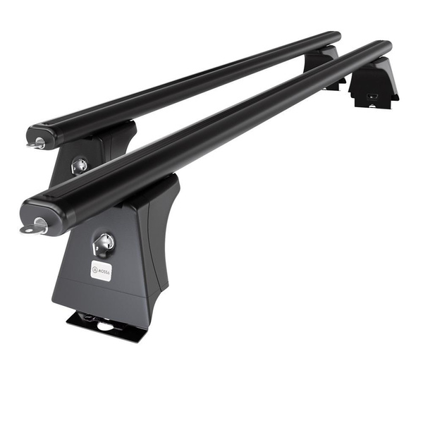 Základní nosič na střechu auta pro Fiat Ducato III Van (2006-2014) - příčný nosič - černé střešní příčníky - montážní body - Hliník