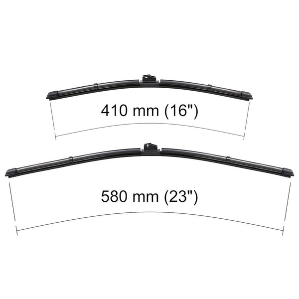 Automobilové stěrače na přední sklo pro Alfa Romeo Spider Kabriolet (03.2006-2010) - listy ploché