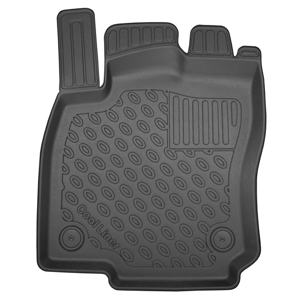 Sada rohož do zavazadlového prostoru a autokoberečky TPE PREMIUM na míru do: Volkswagen Touran II MPV (09.2015-....) - 5/7 míst; třetí řada snížená