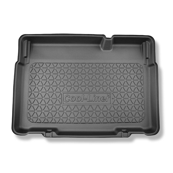 Rohož do zavazadlového prostoru pro: Citroen C3 Aircross I SUV (11.2017-2024) - spodní zavazadlový prostor; modely bez pohyblivé podlahy zavazadlového prostoru; non-posuvné sedadla