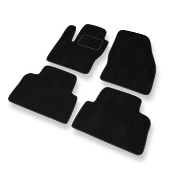 Velurové koberečky pro Ford Kuga I SUV (2008-2012) - černá