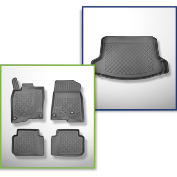 Sada rohož do zavazadlového prostoru a autokoberečky TPE na míru do: Honda Civic