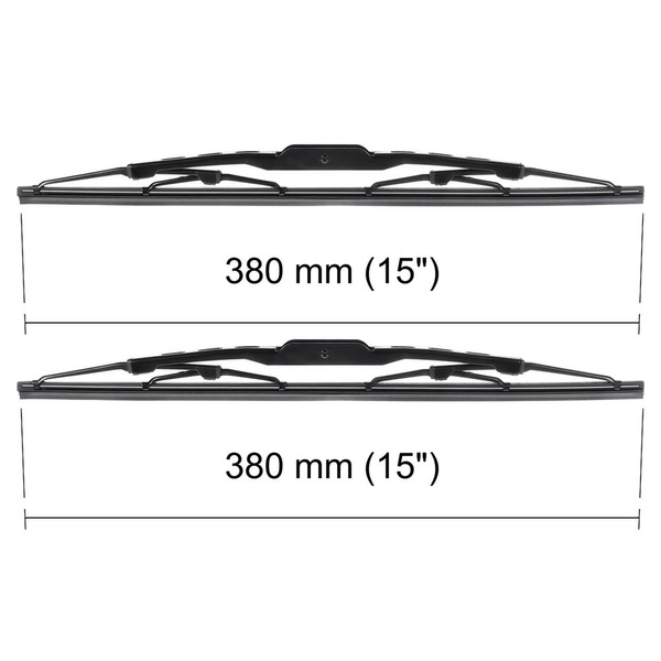 Automobilové stěrače na přední sklo pro Jeep Wrangler III SUV (01.2007-2018) - listy standard