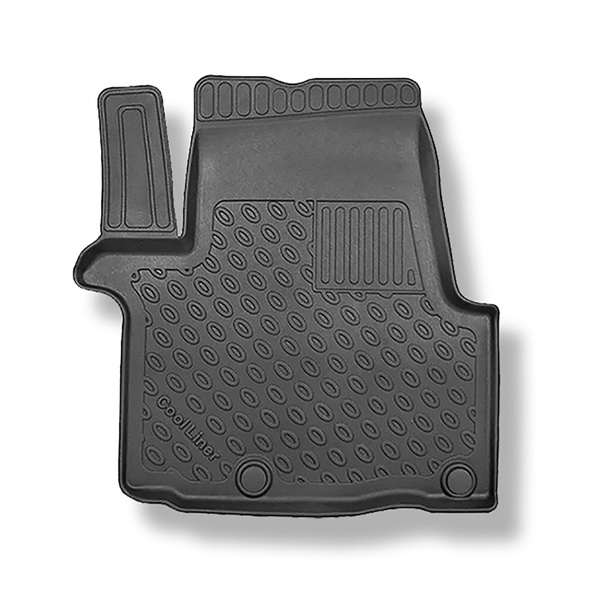 Sada rohož do zavazadlového prostoru a autokoberečky TPE PREMIUM na míru do: Renault Trafic III Van (09.2014-....) - osobní verze (kombi/tour); za třetí řadou sedadel; verze long; non-posuvné sedadla, namontované na háky