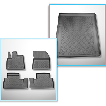 Sada rohož do zavazadlového prostoru a autokoberečky TPE na míru do: Peugeot Rif