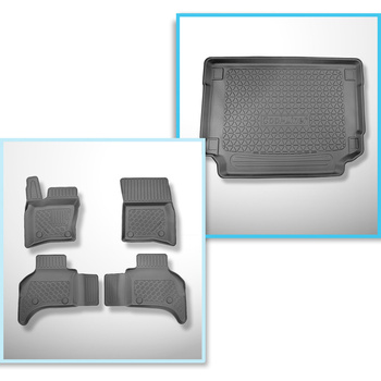 Sada rohož do zavazadlového prostoru a autokoberečky TPE PREMIUM na míru do: Lan