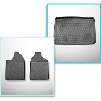 Sada rohož do zavazadlového prostoru a autokoberečky TPE PREMIUM na míru do: Aix