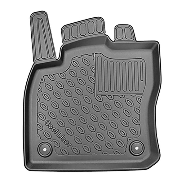 Sada rohož do zavazadlového prostoru a autokoberečky TPE PREMIUM na míru do: Volkswagen Caddy V Kombi (11.2020-....) - 5 míst; bez třetí řady