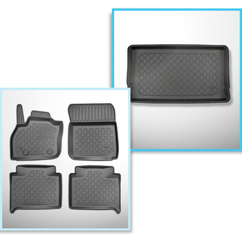 Sada rohož do zavazadlového prostoru a autokoberečky TPE na míru do: Renault ZOE