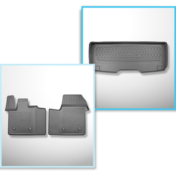 Sada rohož do zavazadlového prostoru a autokoberečky TPE PREMIUM na míru do: Vol