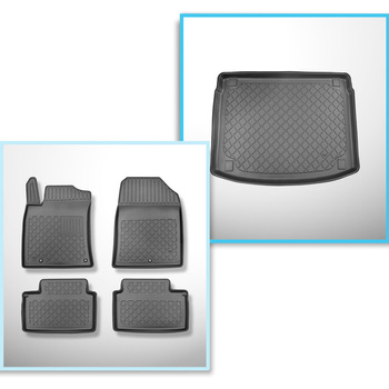 Sada rohož do zavazadlového prostoru a autokoberečky TPE na míru do: Kia XCeed C