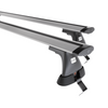 Základní nosič na střechu auta pro Ford C-Max mk II MPV (2010-2015) - příčný nosič - stříbrné střešní příčníky - bez montážních prvků - Hliník