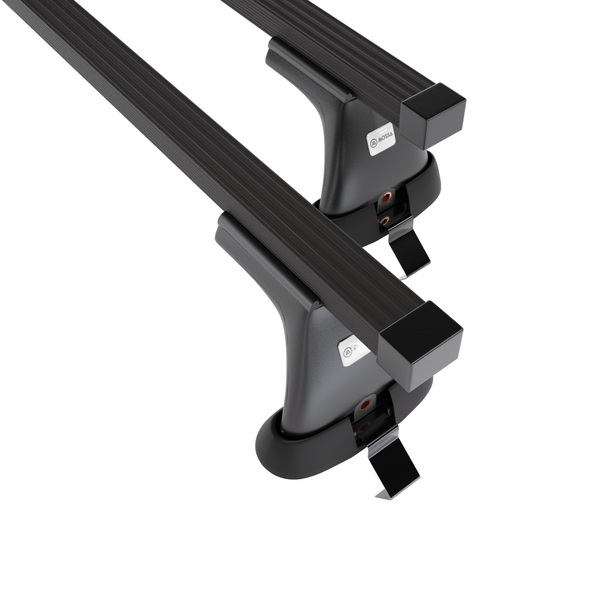 Základní nosič na střechu auta pro Opel Insignia Sedan (2009-2017) - příčný nosič - černé střešní příčníky - bez montážních prvků - Ocel