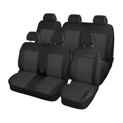 Potahy šité na míru pro Volkswagen Transporter T5 Van (2003-2015) - návleky na autosedadla - E1