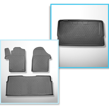 Sada rohož do zavazadlového prostoru a autokoberečky TPE PREMIUM na míru do: Mer