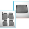 Sada rohož do zavazadlového prostoru a autokoberečky TPE PREMIUM na míru do: Citroen C4 III Hatchback (12.2020-2024) - horní zavazadlový prostor; pohyblivá podlaha v nejvyšší poloze; ne pro elektrickou a hybridní verzi