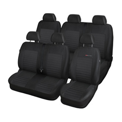 Potahy šité na míru pro Ford Transit VII Van (2013-2019) 6 místný - návleky na autosedadla - E4