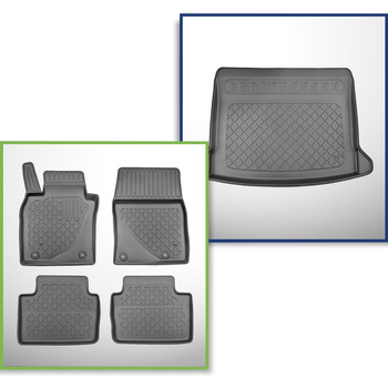 Sada rohož do zavazadlového prostoru a autokoberečky TPE na míru do: Mazda CX-30