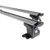 Základní nosič na střechu auta pro Peugeot Expert III Van (2016-....) - příčný nosič - stříbrné střešní příčníky - montážní body - Hliník