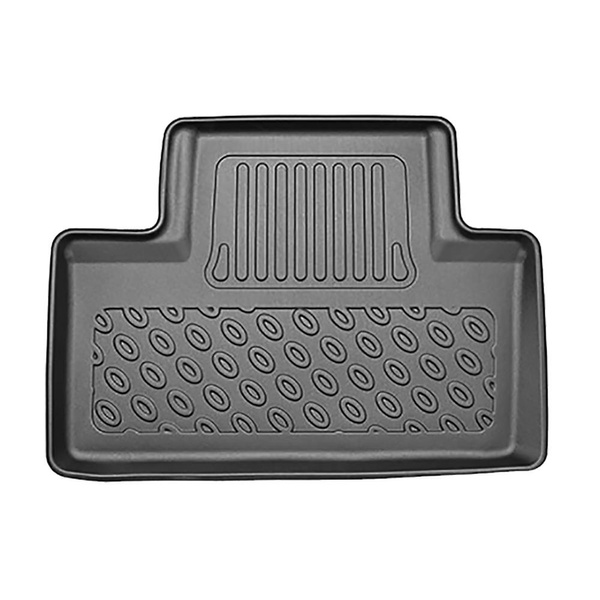 Sada rohož do zavazadlového prostoru a autokoberečky TPE PREMIUM na míru do: Mercedes-Benz EQB X243 SUV (12.2021-....) - 5 míst; horní zavazadlový prostor; pohyblivá podlaha v nejvyšší poloze; 7 míst - třetí řada snížená