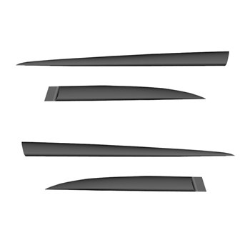 Černé boční lišty pro Hyundai Ioniq 6 Sedan (2022-....)