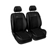 Potahy šité na míru pro Volkswagen Caddy III Cargo (2004-2015) pouze přední sedadla - návleky na autosedadla - černá