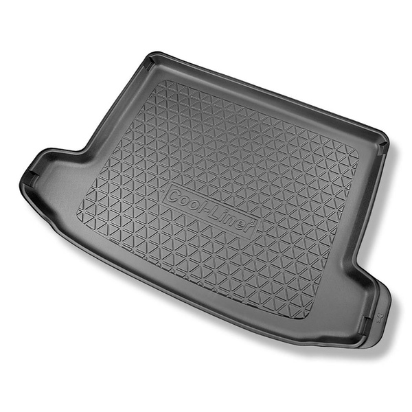 Sada rohož do zavazadlového prostoru a autokoberečky TPE PREMIUM na míru do: Hyundai Tucson III NX4 SUV (12.2020-....) - horní zavazadlový prostor; pohyblivá podlaha v nejvyšší poloze; pravý odnímatelný výklenek u modelů s subwooferu; rovněž pro Mild Hybr