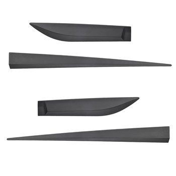 Černé boční lišty pro Hyundai ix20 MPV (2010-2018)