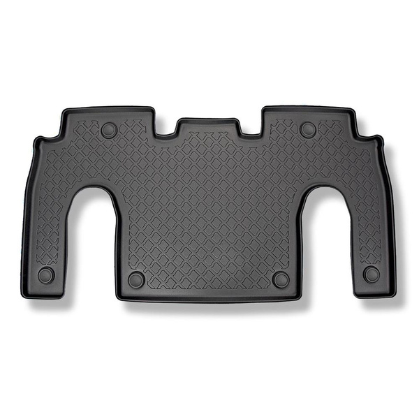 Sada rohož do zavazadlového prostoru a autokoberečky TPE na míru do: Tesla Model X SUV (10.2016-12.2020) - 6 míst; II. řada; horní zavazadlový prostor; za druhou řadou sedadel (třetí řada snížená)