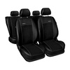 Potahy šité na míru pro Volkswagen up! Hatchback (2011-2022) - návleky na autosedadla - černá