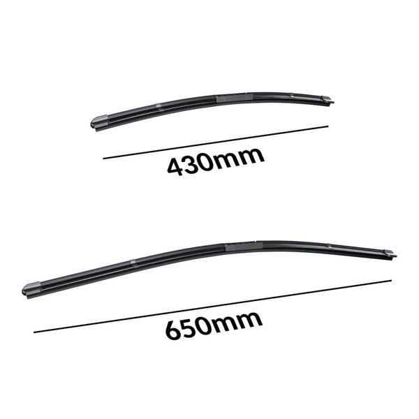 Automobilové stěrače na přední sklo pro Nissan Qashqai II Crossover (12.2013-2021) - listy ploché