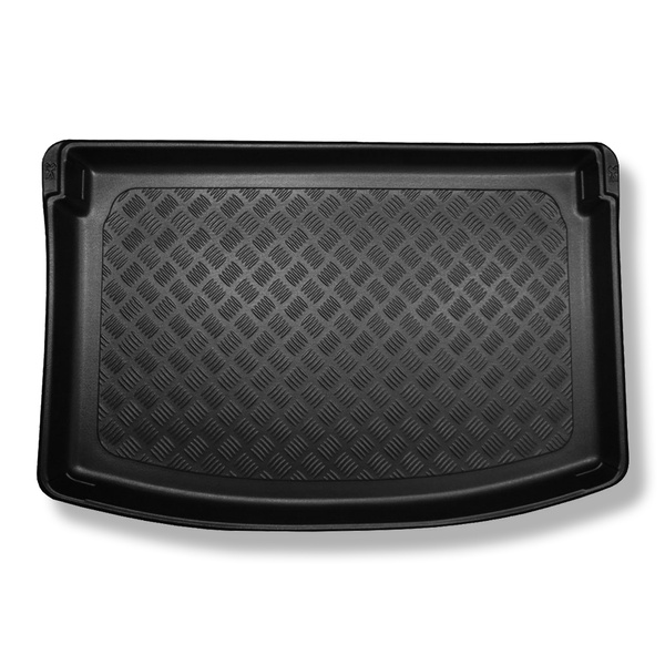 Rohož do zavazadlového prostoru pro: Mazda CX-3 SUV (06.2015-12.2021) - pro horní (také se subwooferem) a dolní (pouze bez subwooferu) úroveň pohyblivé podlahy zavazadlového prostoru