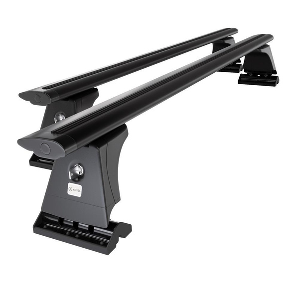 Základní nosič na střechu auta pro Mercedes-Benz Vito W447 Van (2015-....) - příčný nosič - černé střešní příčníky - montážní body - Hliník