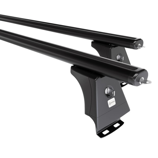 Základní nosič na střechu auta pro Honda CR-V SUV (2007-2011) - příčný nosič - černé střešní příčníky - montážní body - Hliník