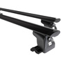 Základní nosič na střechu auta pro Ford Taurus Kombi (1996-2006) - příčný nosič - černé střešní příčníky - T-profil - Hliník