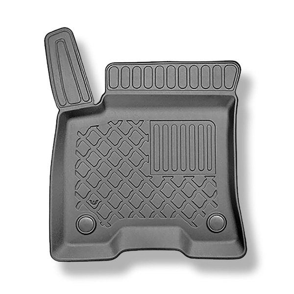 Sada rohož do zavazadlového prostoru a autokoberečky TPE na míru do: Mercedes-Benz EQA H243 SUV (03.2021-....) - horní zavazadlový prostor; pohyblivá podlaha v nejvyšší poloze