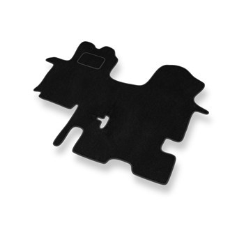 Velurové koberečky pro Renault Trafic II Van (2001-2014) 3místný - černá