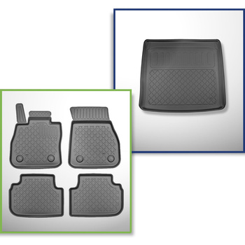 Sada rohož do zavazadlového prostoru a autokoberečky TPE na míru do: BMW Řada 2 
