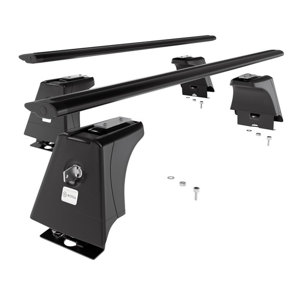 Základní nosič na střechu auta pro Citroen Jumper III Van (2014-....) - příčný nosič - černé střešní příčníky - montážní body - Hliník