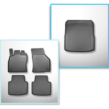 Sada rohož do zavazadlového prostoru a autokoberečky TPE na míru do: Volkswagen 