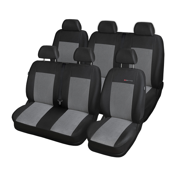 Potahy šité na míru pro Volkswagen Transporter T5 Van (2003-2015) - návleky na autosedadla - E2