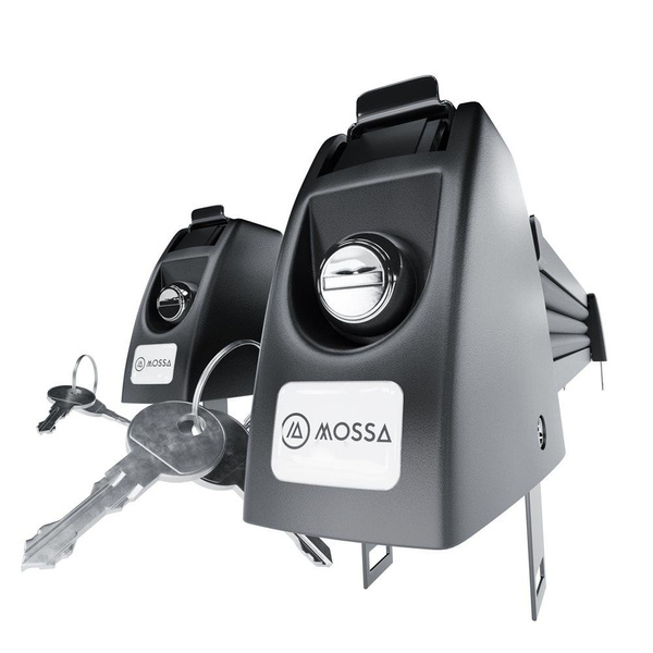 Držák lyží na střešní nosič - Ski rack M-7703 - černé - až 3 páry lyží nebo 2 snowboardy