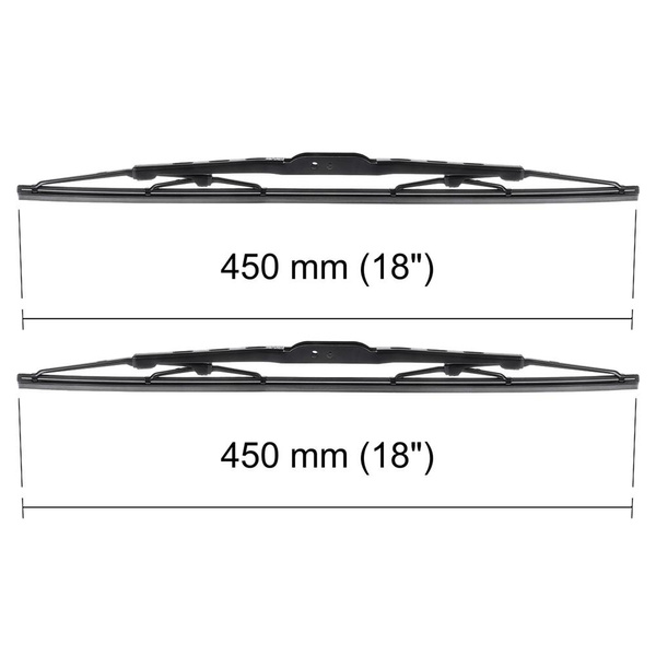Automobilové stěrače na přední sklo pro Opel Corsa B Caravan, Hatchback, Pick-Up, Sedan (03.1993-09.2000) - listy standard